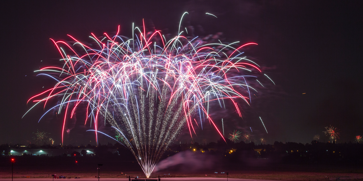 Choreographed Fireworks Presentation